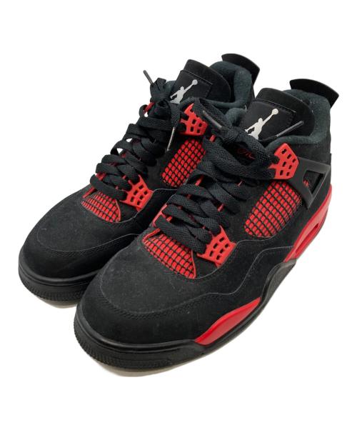 NIKE（ナイキ）NIKE (ナイキ) AIR JORDAN 4 RETRO ブラック サイズ:27.5cmの古着・服飾アイテム