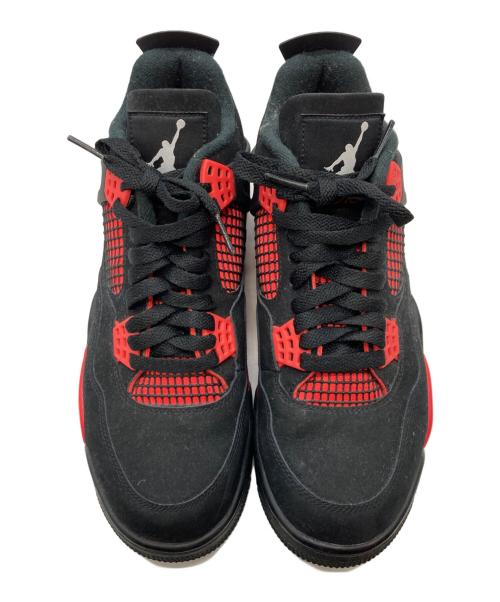 NIKE（ナイキ）NIKE (ナイキ) AIR JORDAN 4 RETRO ブラック サイズ:27.5cmの古着・服飾アイテム