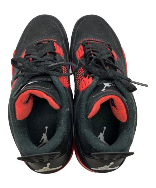 NIKE（ナイキ）NIKE (ナイキ) AIR JORDAN 4 RETRO ブラック サイズ:27.5cmの古着・服飾アイテム