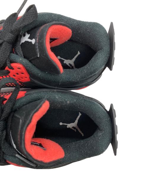 NIKE（ナイキ）NIKE (ナイキ) AIR JORDAN 4 RETRO ブラック サイズ:27.5cmの古着・服飾アイテム