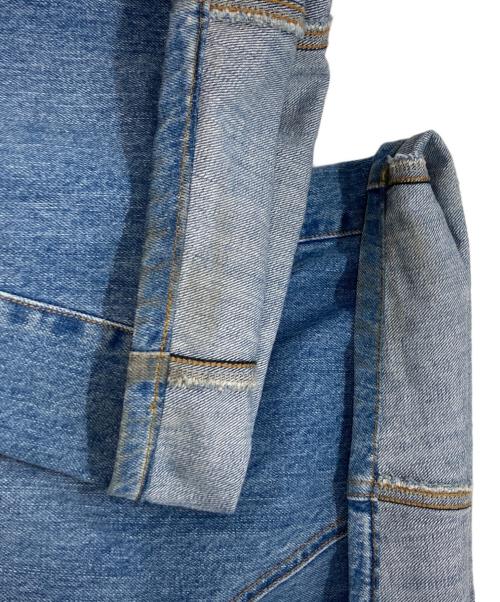 NVRFRGT（ネヴァーフォーゲット）NVRFRGT (ネヴァーフォーゲット) 25SS/3D TWISTED JEANS 2.0 DISTRESSED FADED INDIGO インディゴ サイズ:1の古着・服飾アイテム