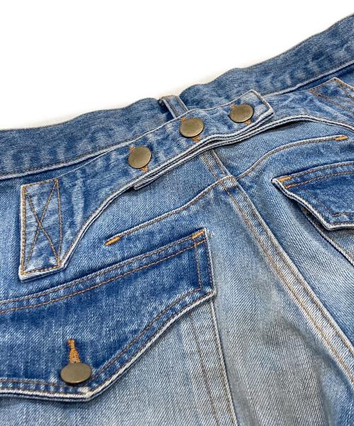 NVRFRGT（ネヴァーフォーゲット）NVRFRGT (ネヴァーフォーゲット) 25SS/3D TWISTED JEANS 2.0 DISTRESSED FADED INDIGO インディゴ サイズ:1の古着・服飾アイテム