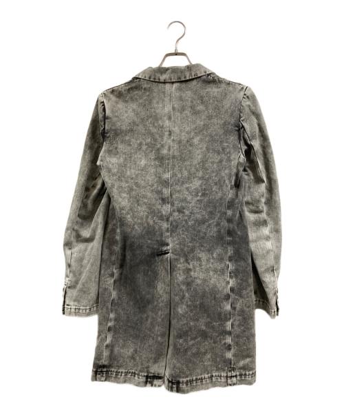 BLACK COMME des GARCONS（ブラックコムデギャルソン）BLACK COMME des GARCONS (ブラックコムデギャルソン) デニムコート /AD2020 グレー サイズ:Sの古着・服飾アイテム