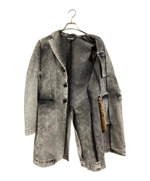 BLACK COMME des GARCONS（ブラックコムデギャルソン）BLACK COMME des GARCONS (ブラックコムデギャルソン) デニムコート /AD2020 グレー サイズ:Sの古着・服飾アイテム