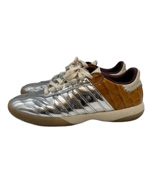 adidas（アディダス）adidas (アディダス) WALES BONNER (ウェールズボナー) MN SAMBA METALLIC SILVMT シルバー×ブラウン サイズ:27.5cmの古着・服飾アイテム