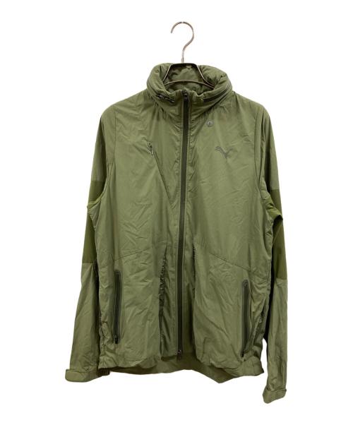 PUMA（プーマ）PUMA (プーマ) yoshio kubo (ヨシオクボ) WOVEN JKT グリーン サイズ:Mの古着・服飾アイテム