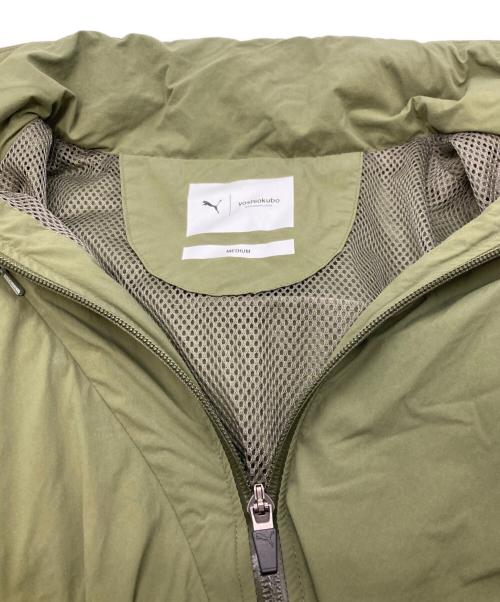 PUMA（プーマ）PUMA (プーマ) yoshio kubo (ヨシオクボ) WOVEN JKT グリーン サイズ:Mの古着・服飾アイテム