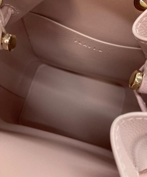 FRAY ID（フレイ アイディー）FRAY ID (フレイ アイディー) リボンバッグ ピンクの古着・服飾アイテム