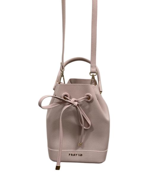 FRAY ID（フレイ アイディー）FRAY ID (フレイ アイディー) リボンバッグ ピンクの古着・服飾アイテム