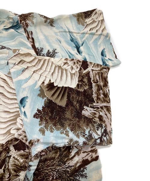 Sun Surf（サンサーフ）Sun Surf (サンサーフ) EAGLE&SWEET FISH ブルー×ブラウン サイズ:Lの古着・服飾アイテム
