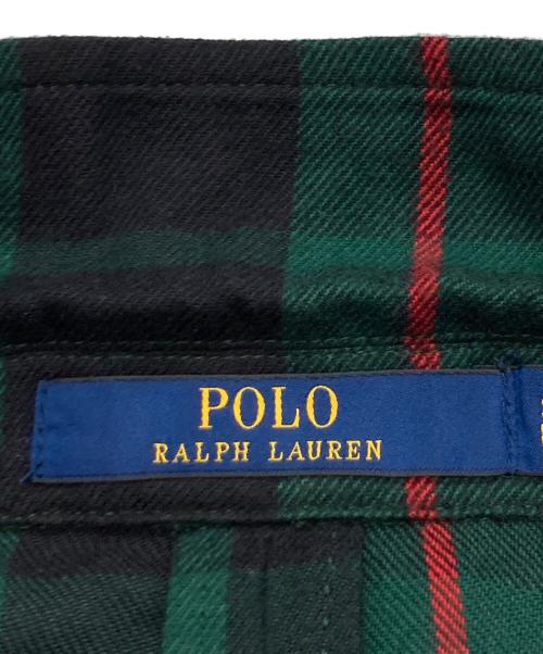 POLO RALPH LAUREN（ポロ・ラルフローレン）POLO RALPH LAUREN (ポロ・ラルフローレン) タータンチェックテーラードジャケット グリーン サイズ:Sの古着・服飾アイテム