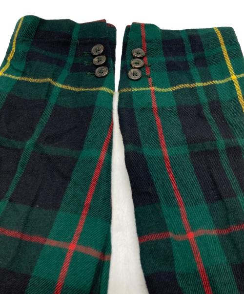 POLO RALPH LAUREN（ポロ・ラルフローレン）POLO RALPH LAUREN (ポロ・ラルフローレン) タータンチェックテーラードジャケット グリーン サイズ:Sの古着・服飾アイテム
