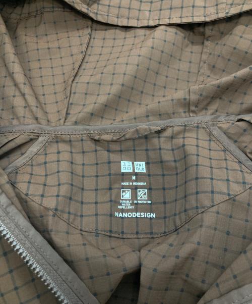 UNIQLO（ユニクロ）UNIQLO (ユニクロ) ポケッタブルUVカットパーカ ブラウン サイズ:Ｍの古着・服飾アイテム