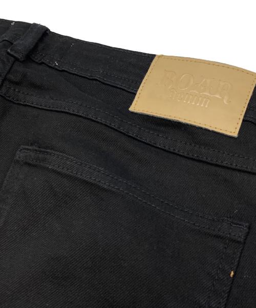 ROAR Denim（ロアーデニム）ROAR Denim (ロアーデニム) デニムパンツ ブラック サイズ:34/34の古着・服飾アイテム