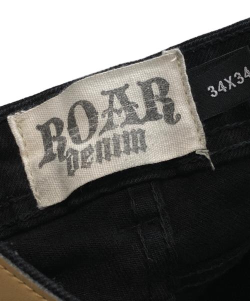 ROAR Denim（ロアーデニム）ROAR Denim (ロアーデニム) デニムパンツ ブラック サイズ:34/34の古着・服飾アイテム