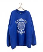 ）の古着「COLLEGE C/N FLEECE」｜ブルー