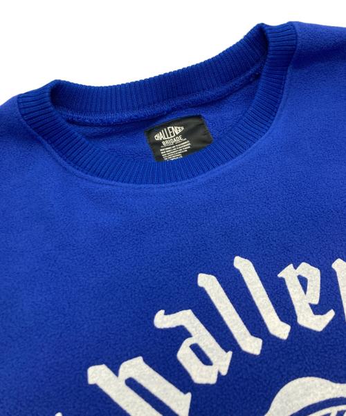 CHALLENGER（チャレンジャー）CHALLENGER (チャレンジャー) COLLEGE C/N FLEECE ブルー サイズ:XLの古着・服飾アイテム
