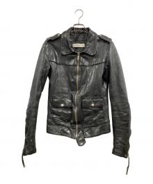GOLDEN GOOSE（ゴールデングース）の古着「レザージャケット」｜ブラック