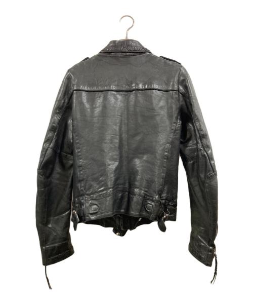 GOLDEN GOOSE（ゴールデングース）GOLDEN GOOSE (ゴールデングース) レザージャケット ブラック サイズ:XXSの古着・服飾アイテム