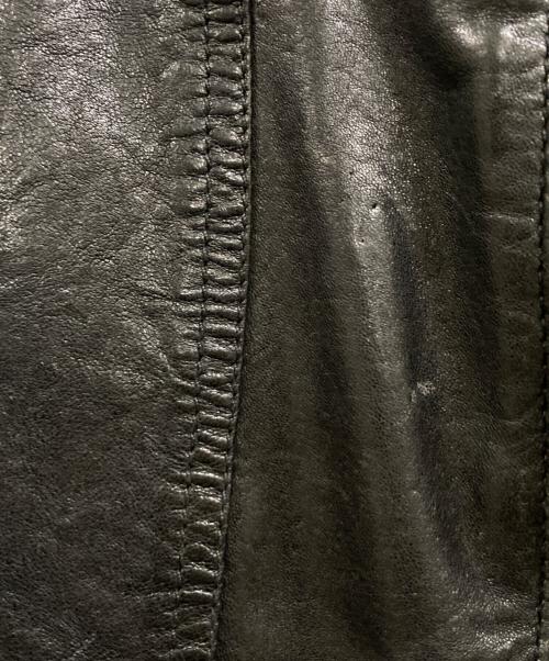 GOLDEN GOOSE（ゴールデングース）GOLDEN GOOSE (ゴールデングース) レザージャケット ブラック サイズ:XXSの古着・服飾アイテム