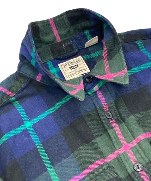 LEVI'S（リーバイス）LEVI'S (リーバイス) チェックシャツ グリーン サイズ:Sの古着・服飾アイテム