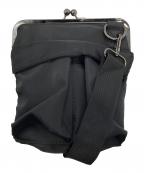 GROUND Yグラウンドワイ）の古着「SHOULDER BAG WITH CLASP CLOSURE」｜ブラック