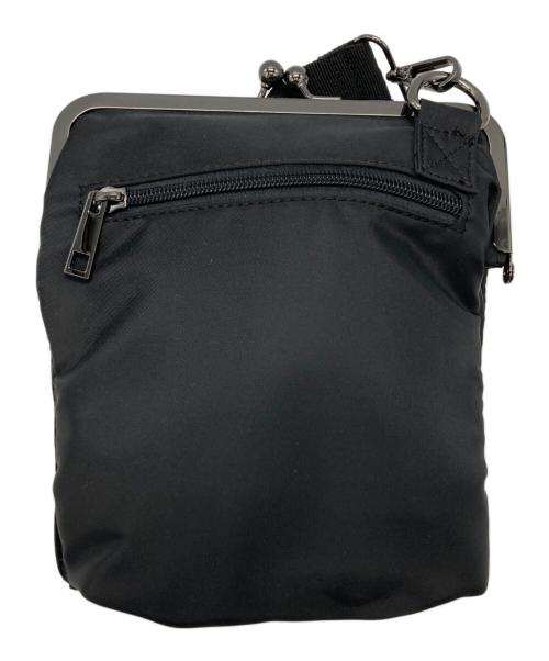 GROUND Y（グラウンドワイ）GROUND Y (グラウンドワイ) SHOULDER BAG WITH CLASP CLOSURE ブラックの古着・服飾アイテム