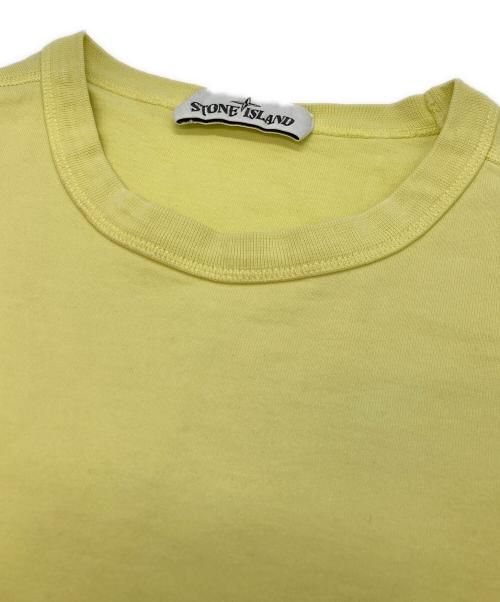 STONE ISLAND（ストーンアイランド）STONE ISLAND (ストーンアイランド) ロングスリーブTシャツ イエロー サイズ:Ⅼの古着・服飾アイテム