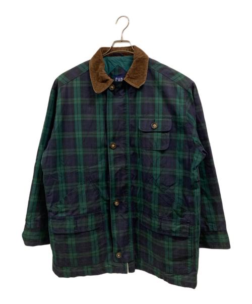 GAP（ギャップ）GAP (ギャップ) ブラックウォッチ ハンティングジャケット グリーン サイズ:Sの古着・服飾アイテム
