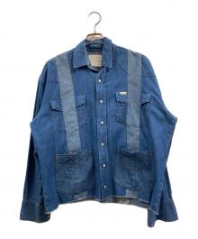 Bodocos（ボドコス）の古着「Wide Denim Shirt Jacket L-1」｜インディゴ