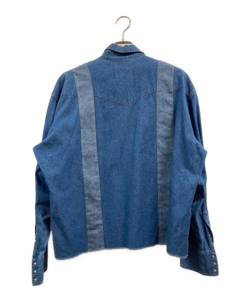 Bodocos（ボドコス）Bodocos (ボドコス) Wide Denim Shirt Jacket L-1 インディゴ サイズ:表記無しの古着・服飾アイテム