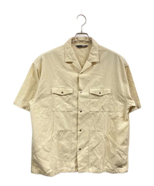 THE NORTH FACE（ザ ノース フェイス）THE NORTH FACE (ザ ノース フェイス) ショートスリーブユーティリティシャツ イエロー サイズ:Ｍの古着・服飾アイテム