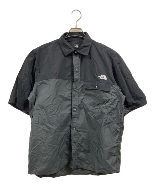 THE NORTH FACE（ザ ノース フェイス）THE NORTH FACE (ザ ノース フェイス) ショートスリーブ ヌプシ シャツ ブラック サイズ:Lの古着・服飾アイテム