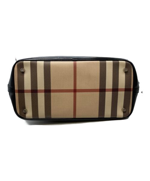 BURBERRY（バーバリー）BURBERRY (バーバリー) ノヴァチェックハンドバッグ ブラウンの古着・服飾アイテム