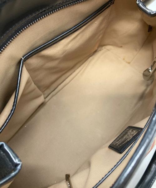 BURBERRY（バーバリー）BURBERRY (バーバリー) ノヴァチェックハンドバッグ ブラウンの古着・服飾アイテム