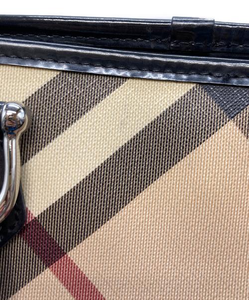 BURBERRY（バーバリー）BURBERRY (バーバリー) ノヴァチェックハンドバッグ ブラウンの古着・服飾アイテム