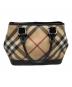 BURBERRY（バーバリー）の古着「ノヴァチェックハンドバッグ」｜ブラウン