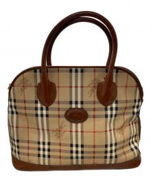 Burberry's（バーバリー）の古着「ノヴァチェックハンドトートバッグ」｜ブラウン