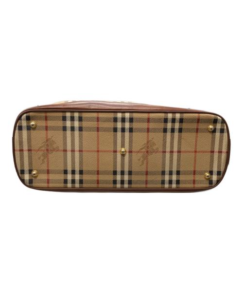 Burberry's（バーバリー）Burberry's (バーバリー) ノヴァチェックハンドトートバッグ ブラウンの古着・服飾アイテム