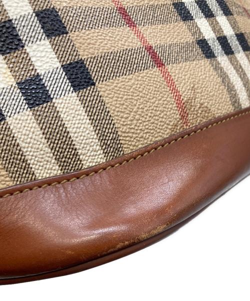 Burberry's（バーバリー）Burberry's (バーバリー) ノヴァチェックハンドトートバッグ ブラウンの古着・服飾アイテム