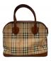 Burberry's (バーバリー) ノヴァチェックハンドトートバッグ ブラウン：15000円
