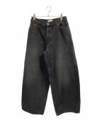 haikureハイクル）の古着「デニムパンツ」｜ブラック