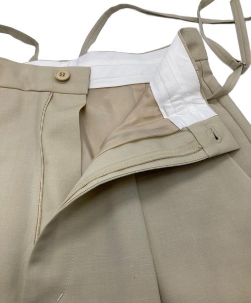 Whim Gazette（ウィムガゼット）Whim Gazette (ウィムガゼット) GEMINI サスペンダーパンツ ベージュ サイズ:FREEの古着・服飾アイテム