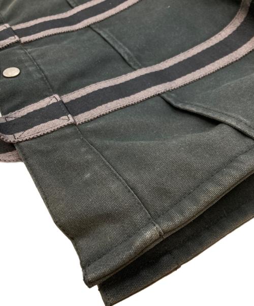 HERMES（エルメス）HERMES (エルメス) キャンバスバッグ ブラックの古着・服飾アイテム