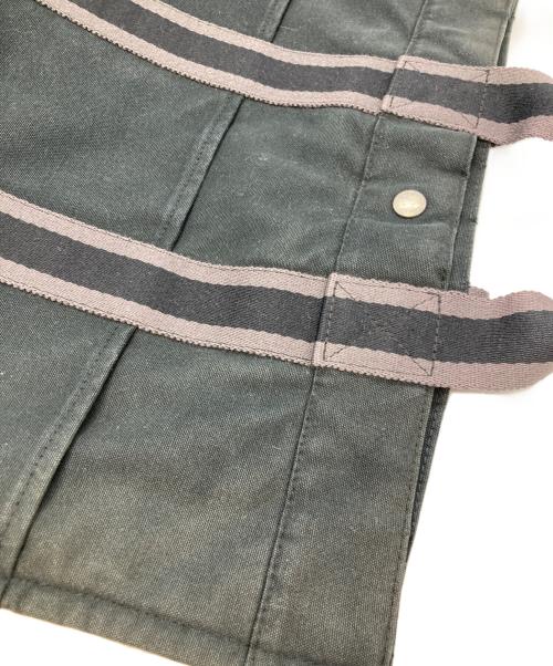 HERMES（エルメス）HERMES (エルメス) キャンバスバッグ ブラックの古着・服飾アイテム