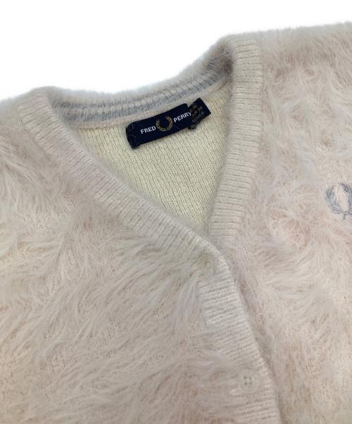 FRED PERRY（フレッドペリー）FRED PERRY (フレッドペリー) シャギーカーディガン ピンク サイズ:38の古着・服飾アイテム