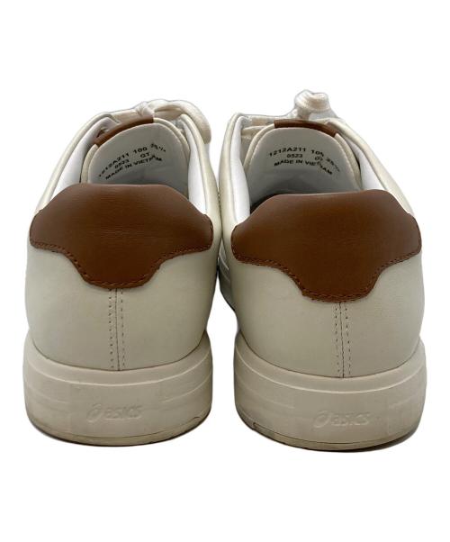 asics（アシックス）asics (アシックス) ローカットスニーカー アイボリー サイズ:25.5の古着・服飾アイテム