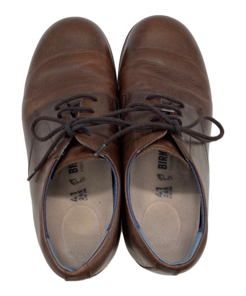 BIRKENSTOCK（ビルケンシュトック）BIRKENSTOCK (ビルケンシュトック) DALENレザーシューズ ブラウン サイズ:26.5cmの古着・服飾アイテム