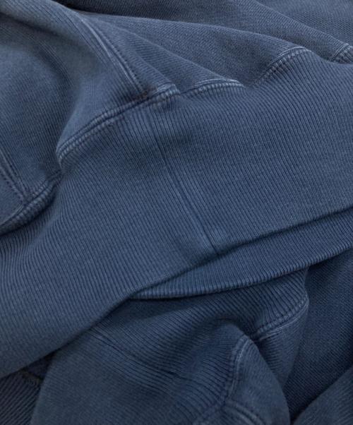 A.PRESSE（アプレッセ）A.PRESSE (アプレッセ) Vintage Half Zip Rib Collar Sweatshirt ネイビー サイズ:3の古着・服飾アイテム