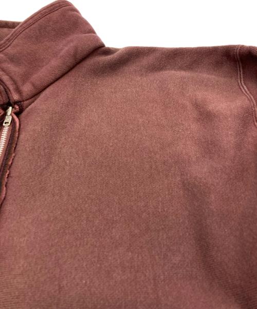 A.PRESSE（アプレッセ）A.PRESSE (アプレッセ) Vintage Half Zip Sweatshirt ブラウン サイズ:3の古着・服飾アイテム